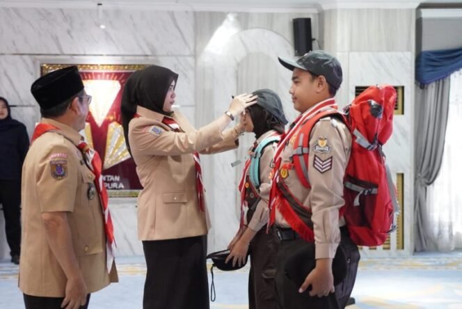 
 Kwarcab Pramuka Kabupaten Banjar Lepas 60 Kontingen Menuju Jamnas XII