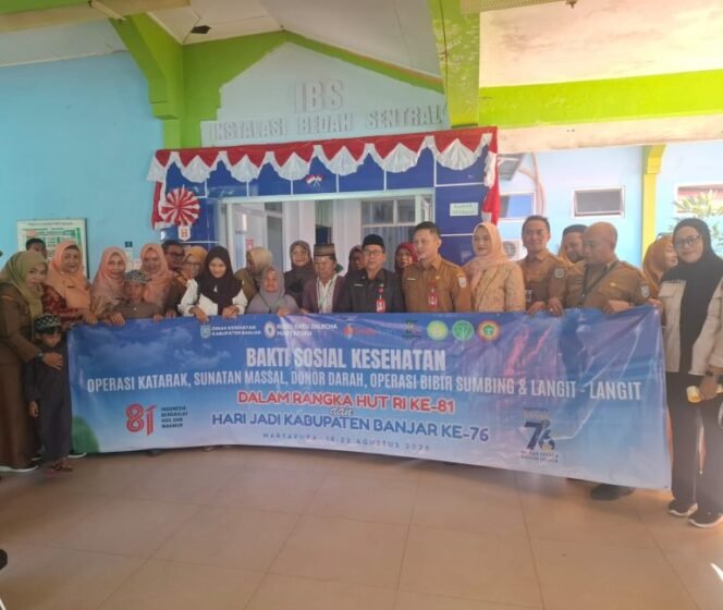 
 Peringati Hari Jadi ke-76, Pemkab Banjar Gelar Bakti Sosial Kesehatan Gratis