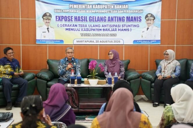 
 Expose Hasil Gelang Anting Manis, Akurasi Alat Ukur Anak di Kabupaten Banjar Mencapai 88,1 Persen