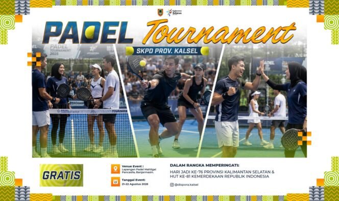 
 25 Instansi Siap Unjuk Kemampuan Dalam Turnamen Padel Antar-SKPD