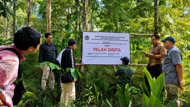 
 DJP Kalsel-Teng Sita Lima Aset Tanah Tersangka Kasus Faktur Pajak Fiktif
