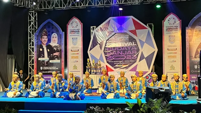 
 Festival Maulid Habsyi, salah satu ajang yang rutin digelar untuk mewadahi dan mengembangkan bakat para remaja, khususnya grup-grup Maulid yang ada di Kabupaten Banjar. Foto Dok 2023.