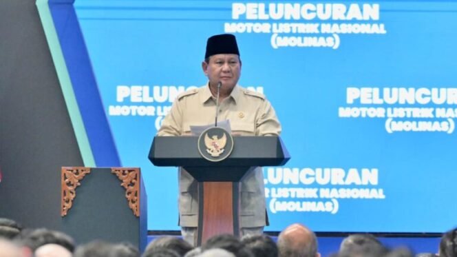 
 Tonggak Kemandirian Teknologi & Industri Nasional, Presiden Prabowo Luncurkan Motor Listrik Nasional