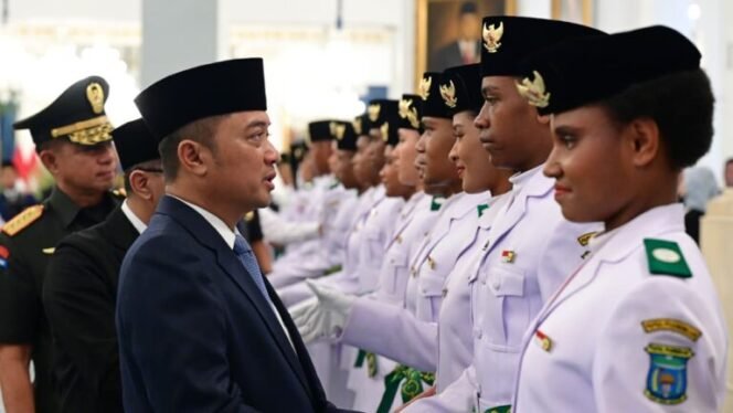 
 76 Anggota Paskibraka Nasional Siap Bertugas pada Upacara HUT ke-81 Kemerdekaan RI