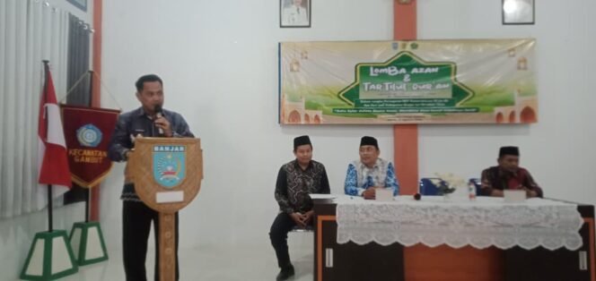 
 Semarakkan Hari Jadi Kabupaten Banjar & HUT RI, Kecamatan Gambut Gelar Lomba Azan & Tartil