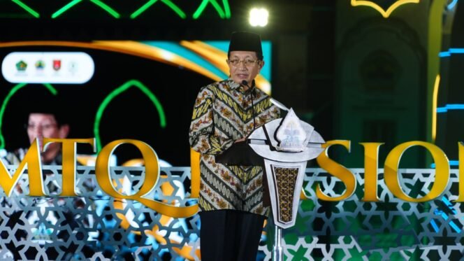 
 MTQ Nasional Digelar Setiap Tahun, Menag Sebut Perkuat Syiar & Persaudaraan Kebangsaan