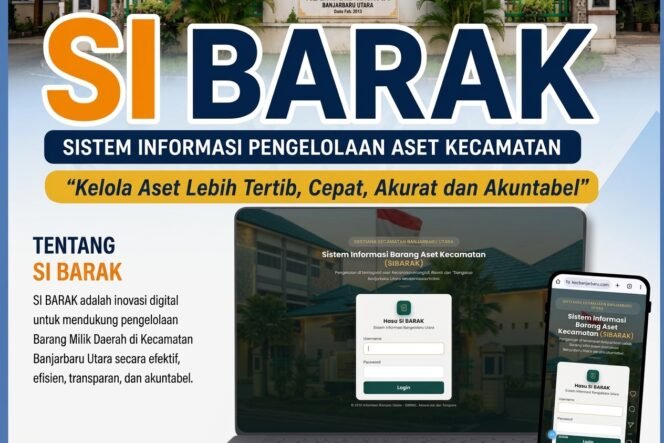 
 Kelola Aset Daerah Kini Lebih Cepat & Akurat Melalui Inovasi Sibarak