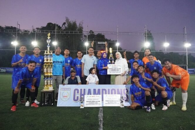 
 Final Festival Mini Soccer Antar-SKPD & BUMD 2026, Disdik Banjar Raih Juara
