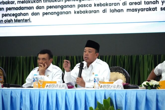 
 Jika Mengolah Lahan dengan Pembakaran, Menteri ATR/BPN Sebut HGU Bisa Dibatalkan