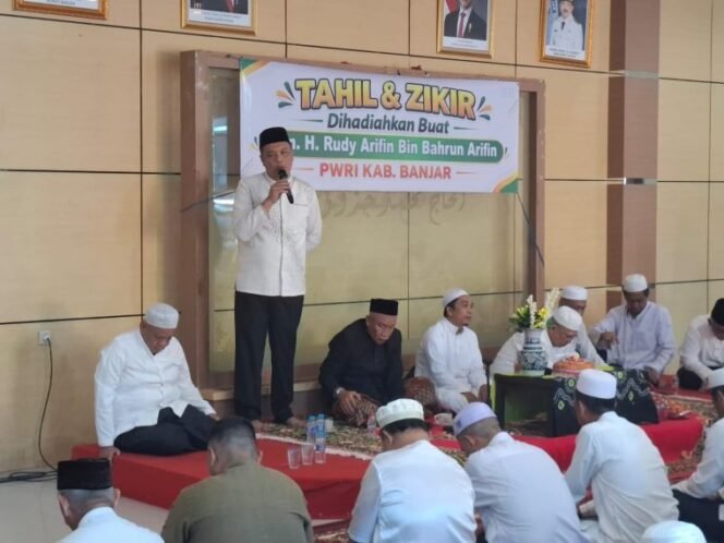 
 PWRI Kabupaten Banjar Gelar Tahlil 70 Ribu & Zikir untuk Almarhum Rudy Arifin