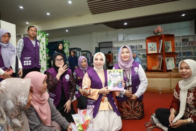 
 Dorong Kehadiran Perpustakaan Desa, Fathul Jannah  Ajak Kader Posyandu Giatkan Aktivitas Membaca