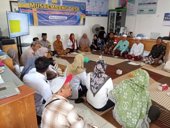 
 Pemdes Pekauman Tetapkan Usulan Prioritas Musrenbang