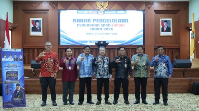 
 Rapat Koordinasi Pengelolaan Pengaduan SP4N-LAPOR! 2026, Sekda Kalsel Tegaskan Komitmen Perkuat Pelayanan Pengaduan Masyarakat