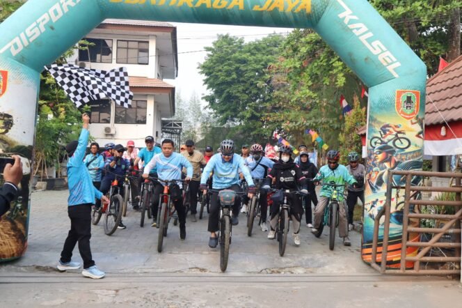 
 Melalui Fun Gowes di Milad ke-49, BKPRMI Kalsel Perkuat Silaturahmi