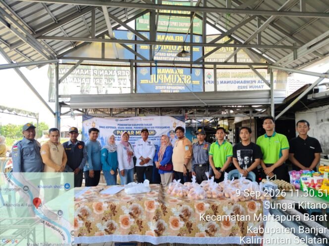 
 Pasar Murah Hari Ke-17 di Desa Dalam Pagar Berjalan Tertib & Lancar