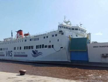 Kapal Virgo Transport 8 Surabaya - Banjarmasin. (Foto : Istimewa)