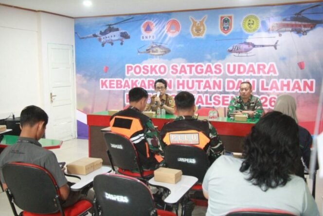 
 Perkuat Penanganan Karhutla, Satgas Udara Kalsel Siagakan Tiga Helikopter