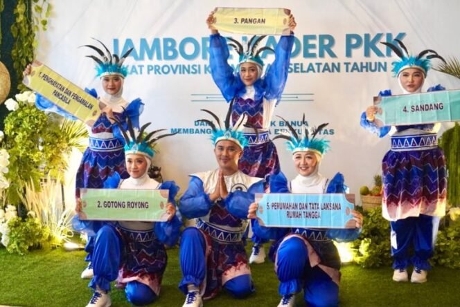
 Kontingen TP PKK Kota Banjarbaru Tampil Optimis dalam Jambore Provinsi Kalsel 2026