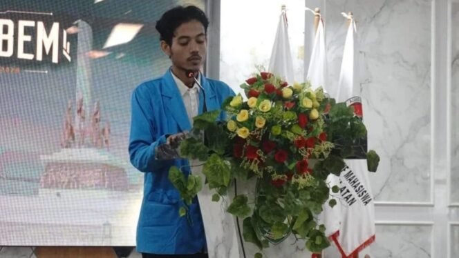 
 Ketua BEM Universitas Sapta Mandiri Apresiasi Young Leader Academy KNPI Balangan