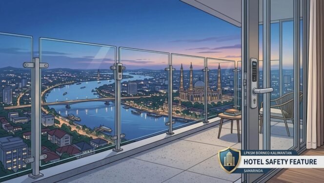 
 Ilustrasi: pagar pembatas yang memberi ruang aman bagi pengguna dan ramah anak namun tetap estetik