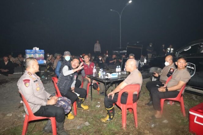 
 Bupati Banjar & Kapolda Kalsel Pantau Kawasan Rawan Karhutla