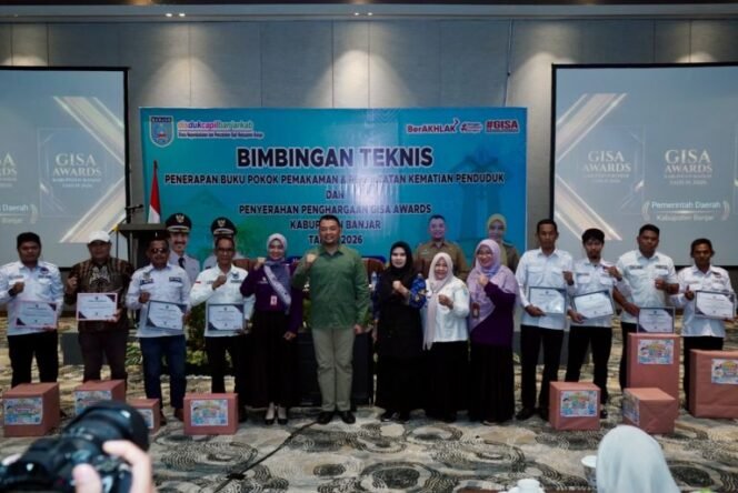 
 Disdukcapil Banjar Apresiasi Desa Aktif Tertib Administrasi Kependudukan Melalui GISA Awards 2026