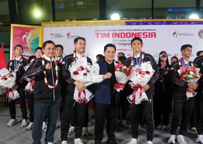 
 Sambut Kepulangan Atlet Asian Games 2026, Menpora : Mereka Pahlawan Indonesia