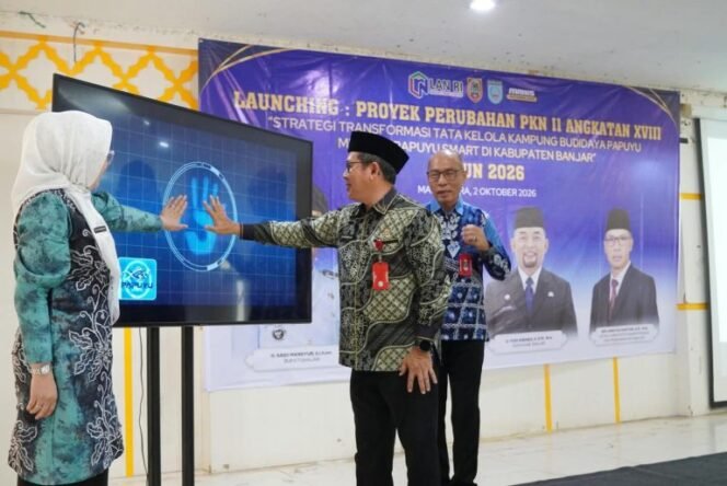 
 Dorong Budidaya Ikan Terintegrasi, DKPP Banjar Luncurkan Papuyu Smart