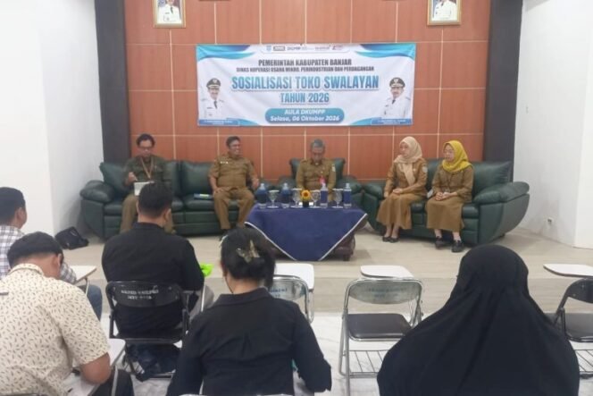 
 Pastikan Tertib Administrasi, Pemkab Banjar Sosialisasikan Penataan & Legalitas Toko Swalayan