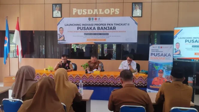 
 Percepat Akses Data untuk Respons Bencana, BPBD Banjar Luncurkan PUSAKA