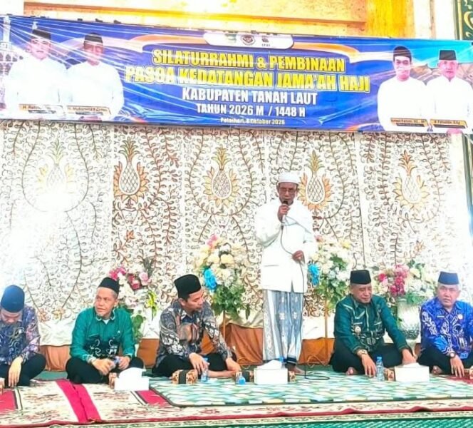 
 Pasca Tunaikan Rukun Islam Kelima, Para Jamaah Haji Silaturahmi & Pembinaan di Masjid As Syuhada Tanah Laut