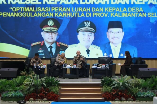 
 Gubernur & Forkopimda Kalsel Ajak Semua Unsur Masyarakat Gotong Royong Padamkan Kahutla