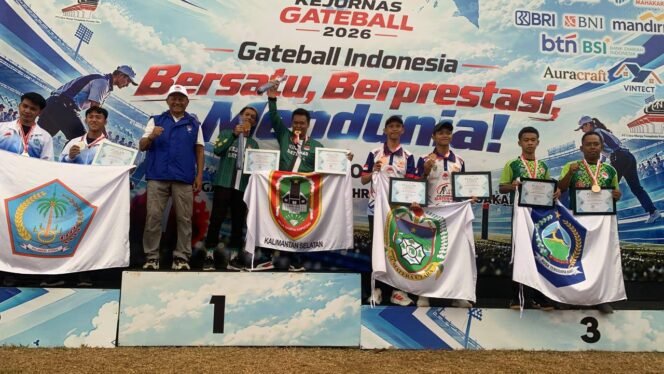 
 Tempati Peringkat Lima Nasional, Kalsel Sabet Lima Medali di Kejurnas Gateball 2026