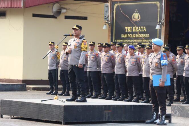 
 Kapolres Tanah Laut Ingatkan Personel Hindari Pelanggaran
