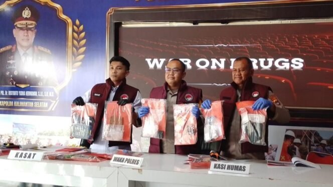 
 Polres Tanah Laut Ungkap 20 Kasus Narkoba Dalam Dua Bulan