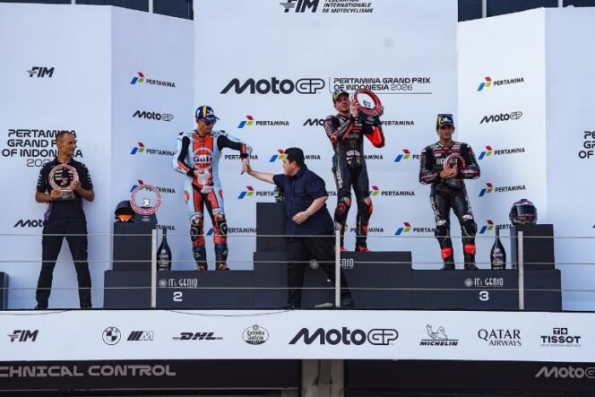 
 Penonton MotoGP Mandalika 2026 Tembus Rekor Baru, Menpora Soroti Dampak Ekonomi Bagi Daerah