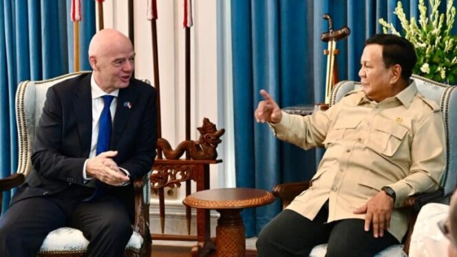 
 Terima Presiden FIFA, Presiden Prabowo Sebut Sepak Bola Bangun Prestasi & Karakter Bangsa