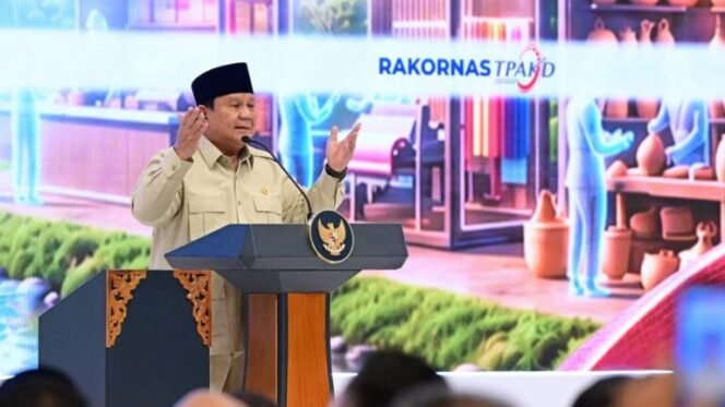
 Hadiri Rakornas TPAKD 2026, Presiden Prabowo Apresiasi Perluasan Akses Keuangan hingga Seluruh Daerah