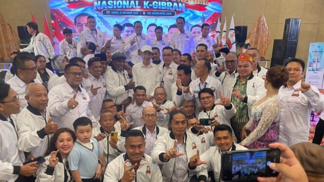 
 Konsolidasi Nasional K-Gibran di Solo, Delegasi Kalsel Hadir dengan 14 Pengurus